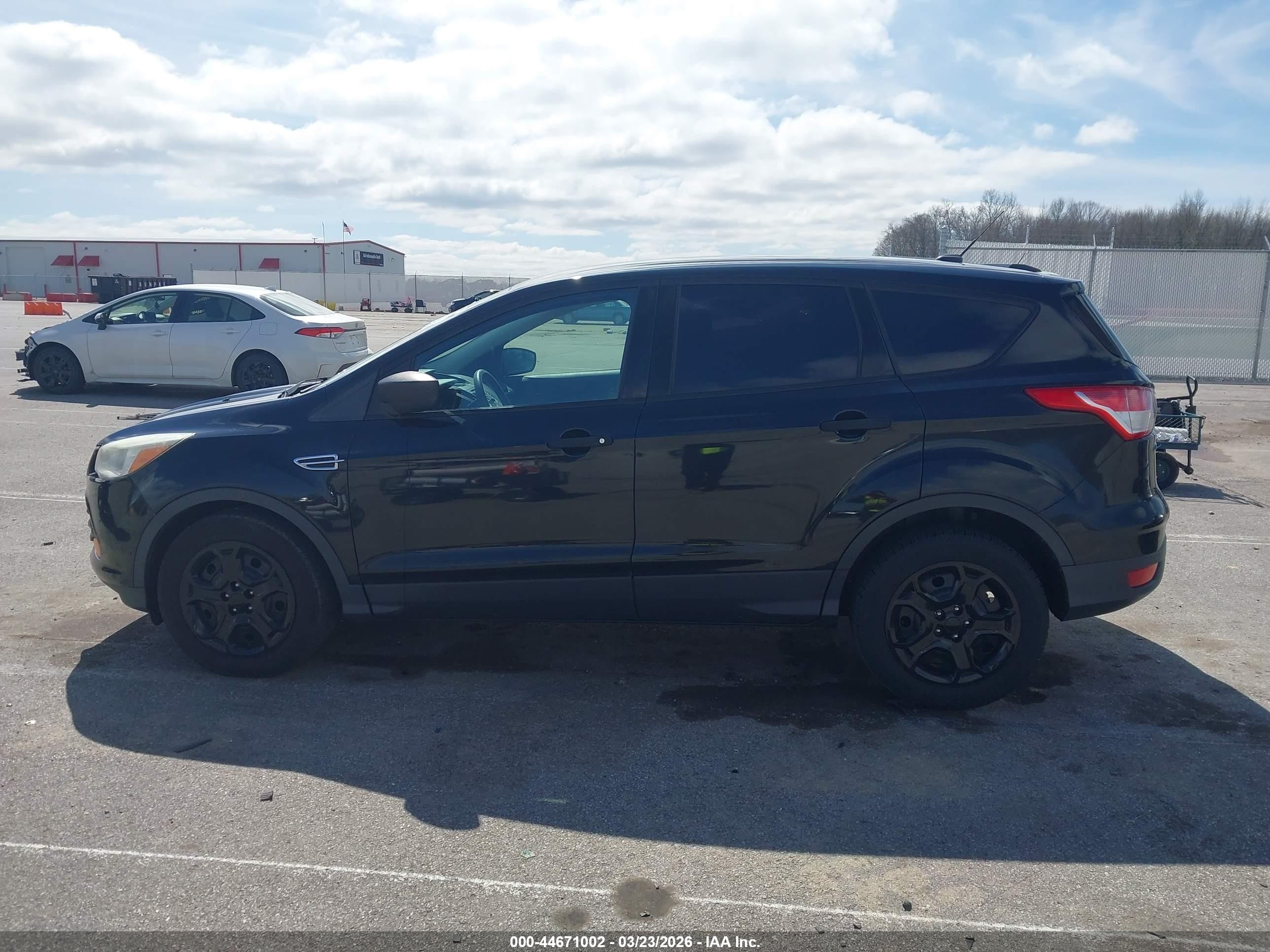 2015 Ford Escape S Black vin: 1FMCU0F70FUA29162