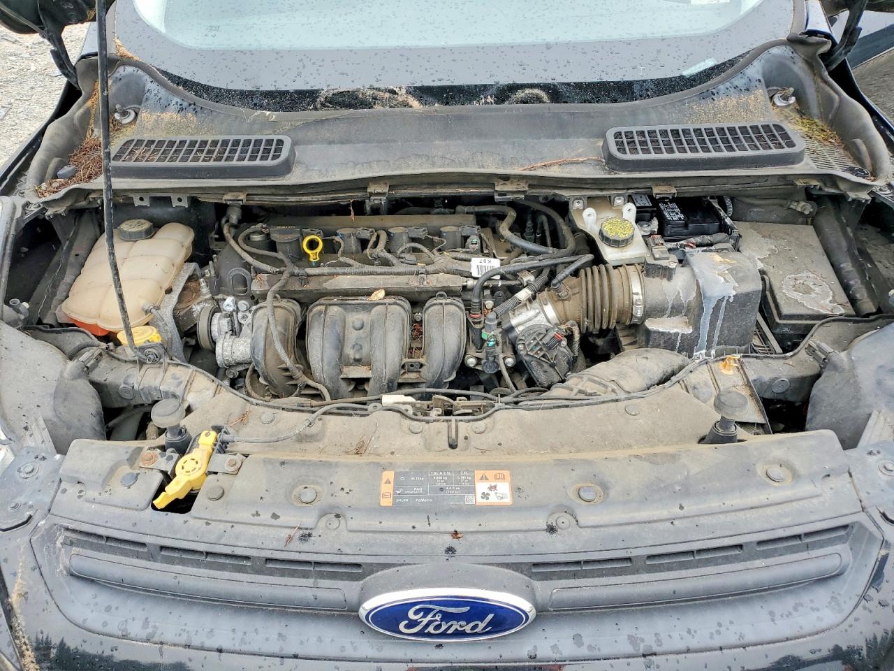 2015 Ford Escape S Black vin: 1FMCU0F70FUA44390