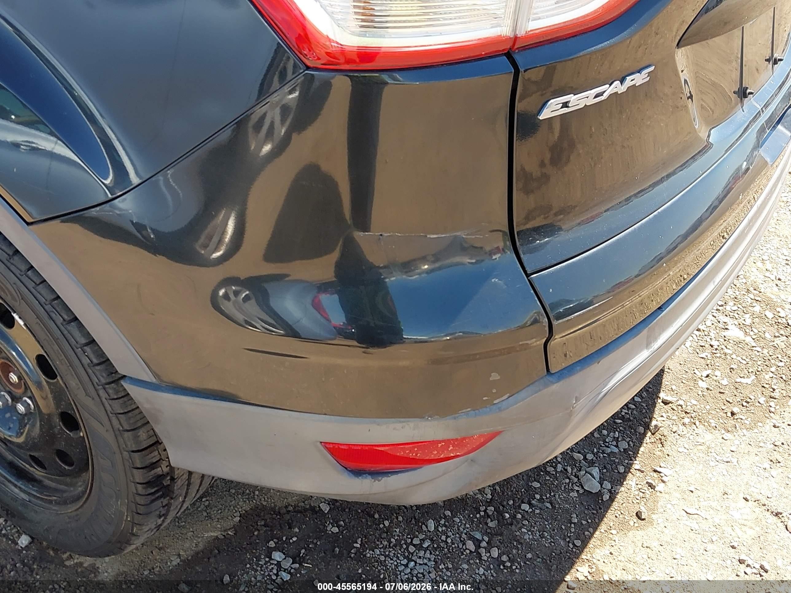 2015 Ford Escape S Black vin: 1FMCU0F70FUB19749