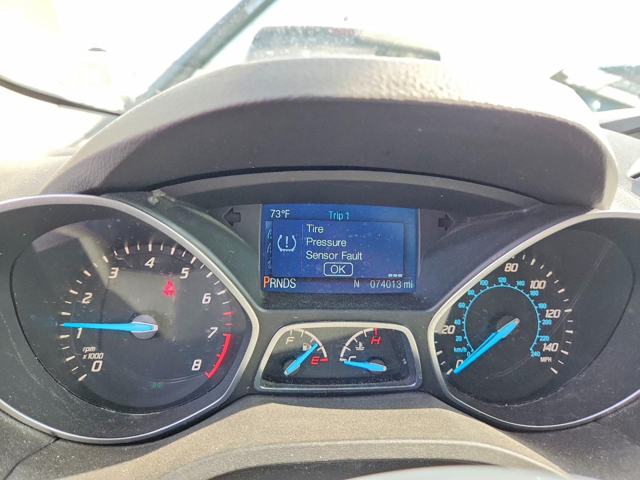2015 Ford Escape S Silver vin: 1FMCU0F70FUB26507