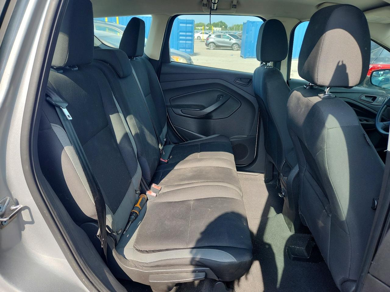 2015 Ford Escape S Silver vin: 1FMCU0F70FUB26507