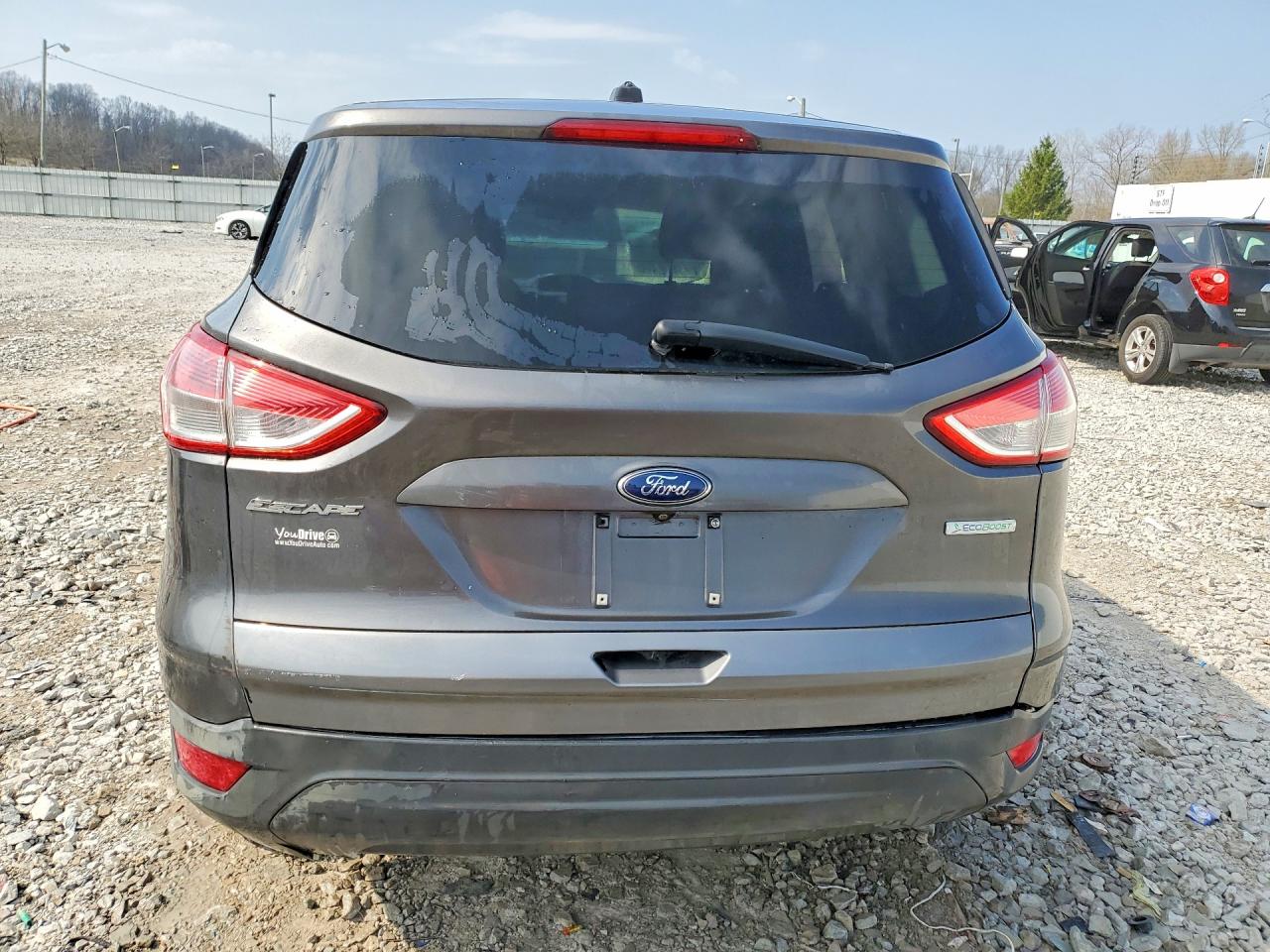 2015 Ford Escape S Gray vin: 1FMCU0F70FUC32116