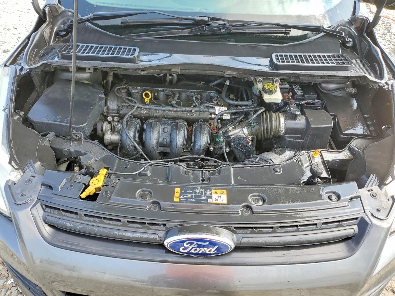 2015 Ford Escape S Gray vin: 1FMCU0F70FUC32116