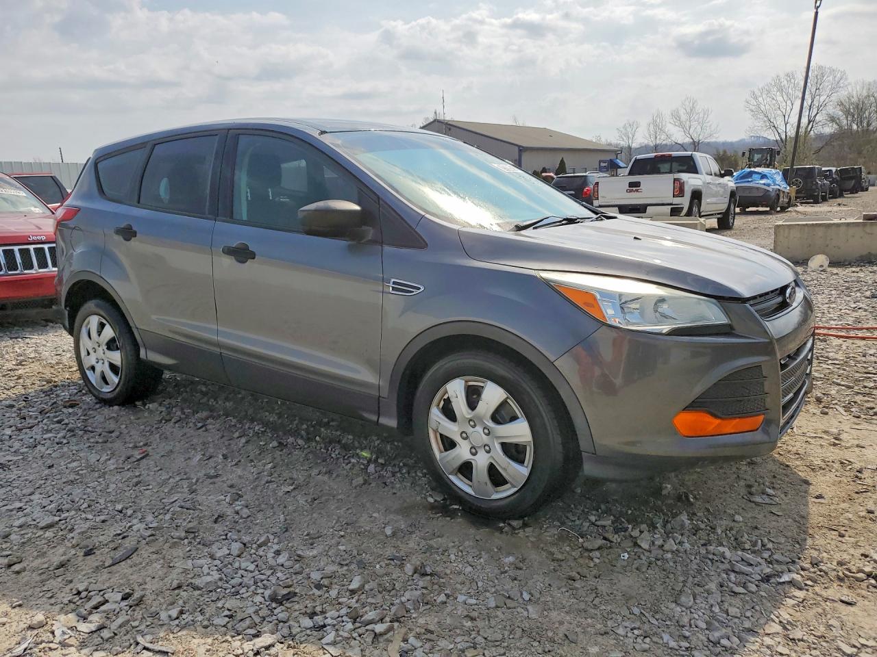 2015 Ford Escape S Gray vin: 1FMCU0F70FUC32116
