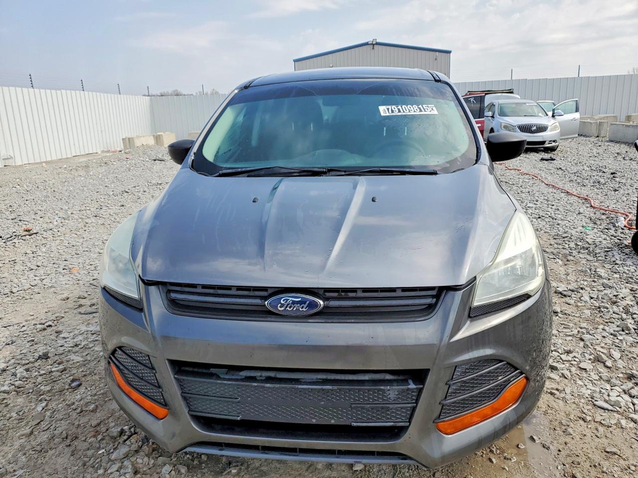 2015 Ford Escape S Gray vin: 1FMCU0F70FUC32116