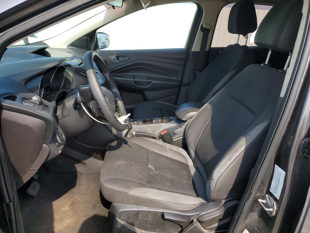 2015 Ford Escape S Gray vin: 1FMCU0F70FUC32116