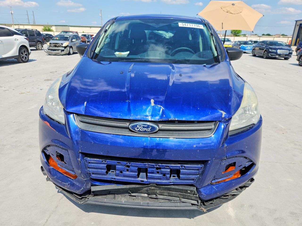 2015 Ford Escape S Blue vin: 1FMCU0F70FUC79095