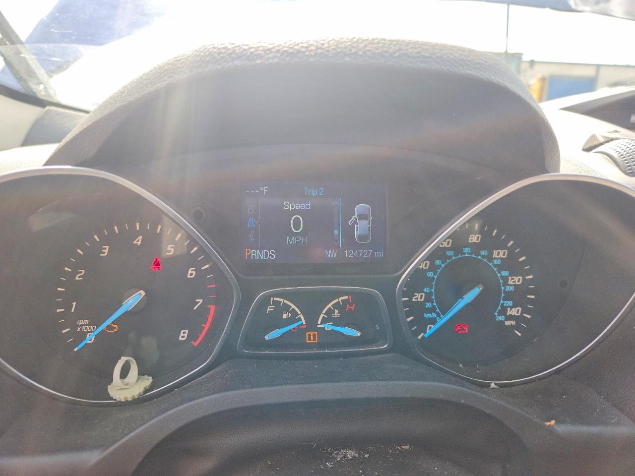 2015 Ford Escape S Blue vin: 1FMCU0F70FUC79095