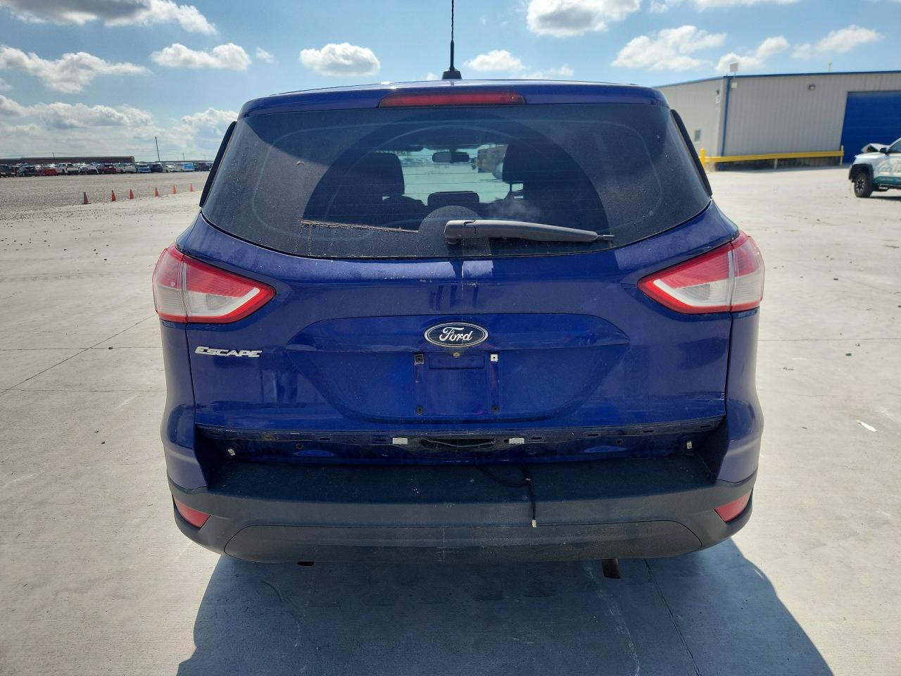 2015 Ford Escape S Blue vin: 1FMCU0F70FUC79095