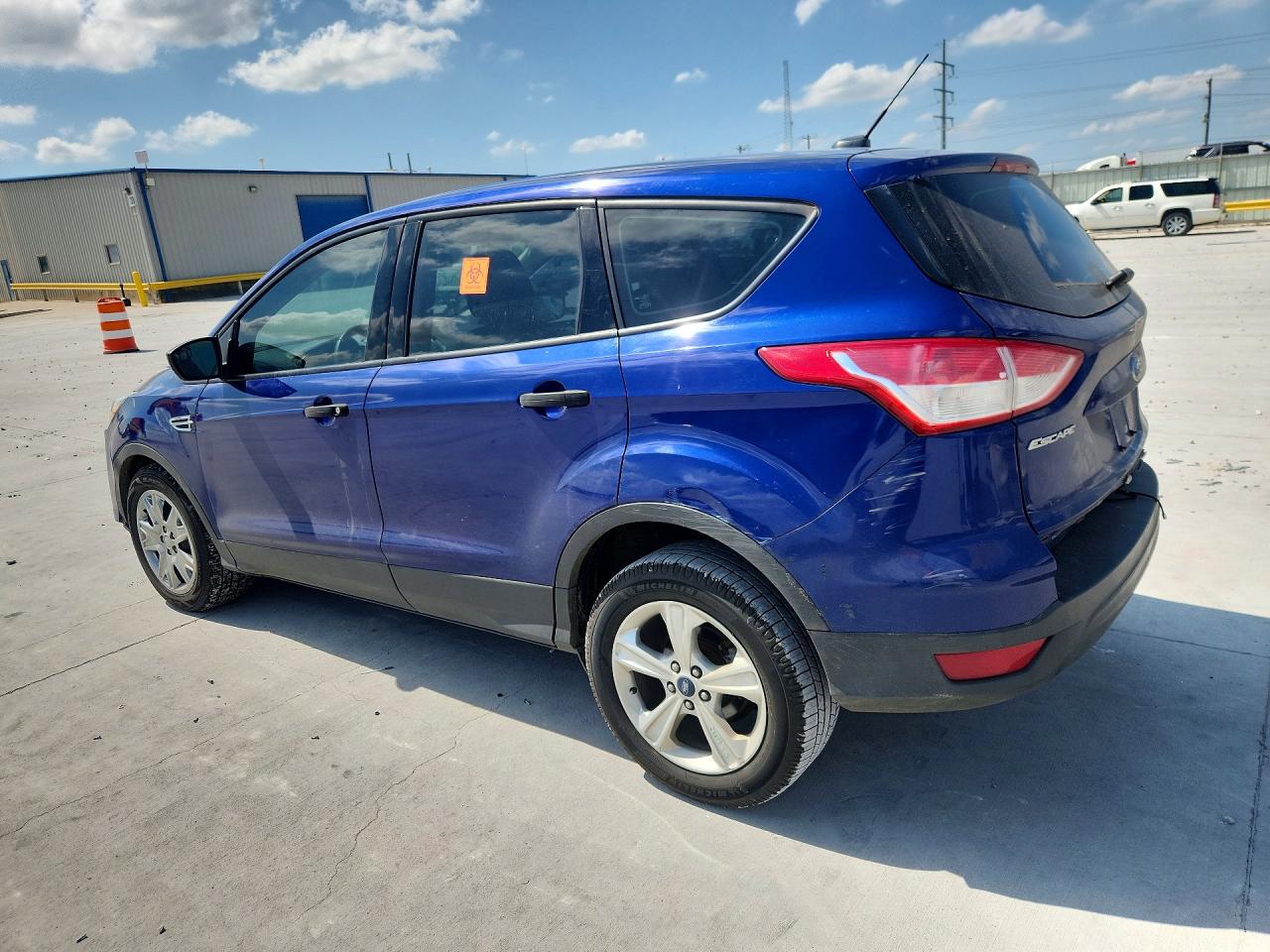 2015 Ford Escape S Blue vin: 1FMCU0F70FUC79095