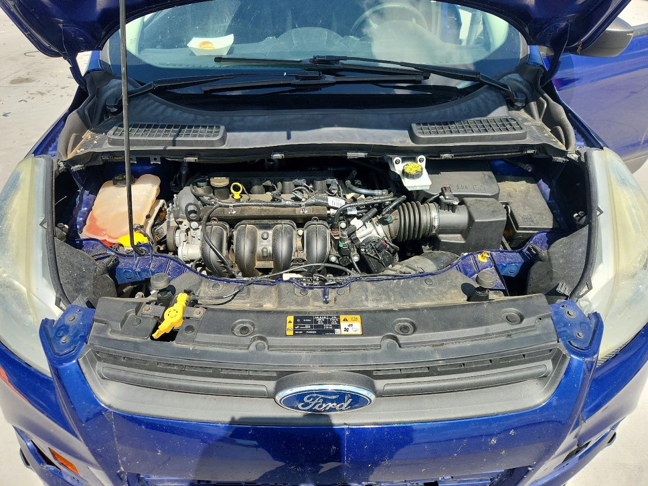 2015 Ford Escape S Blue vin: 1FMCU0F70FUC79095
