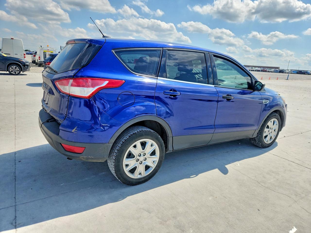 2015 Ford Escape S Blue vin: 1FMCU0F70FUC79095