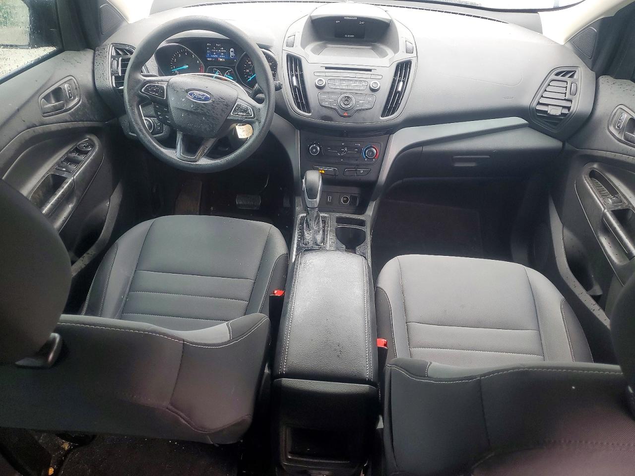 2017 Ford Escape S Blue vin: 1FMCU0F70HUE37079