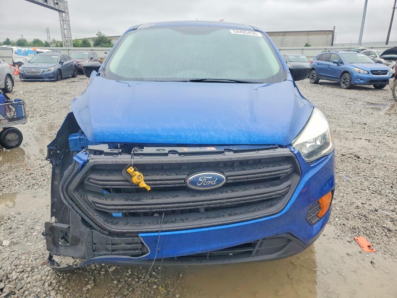 2017 Ford Escape S Blue vin: 1FMCU0F70HUE37079
