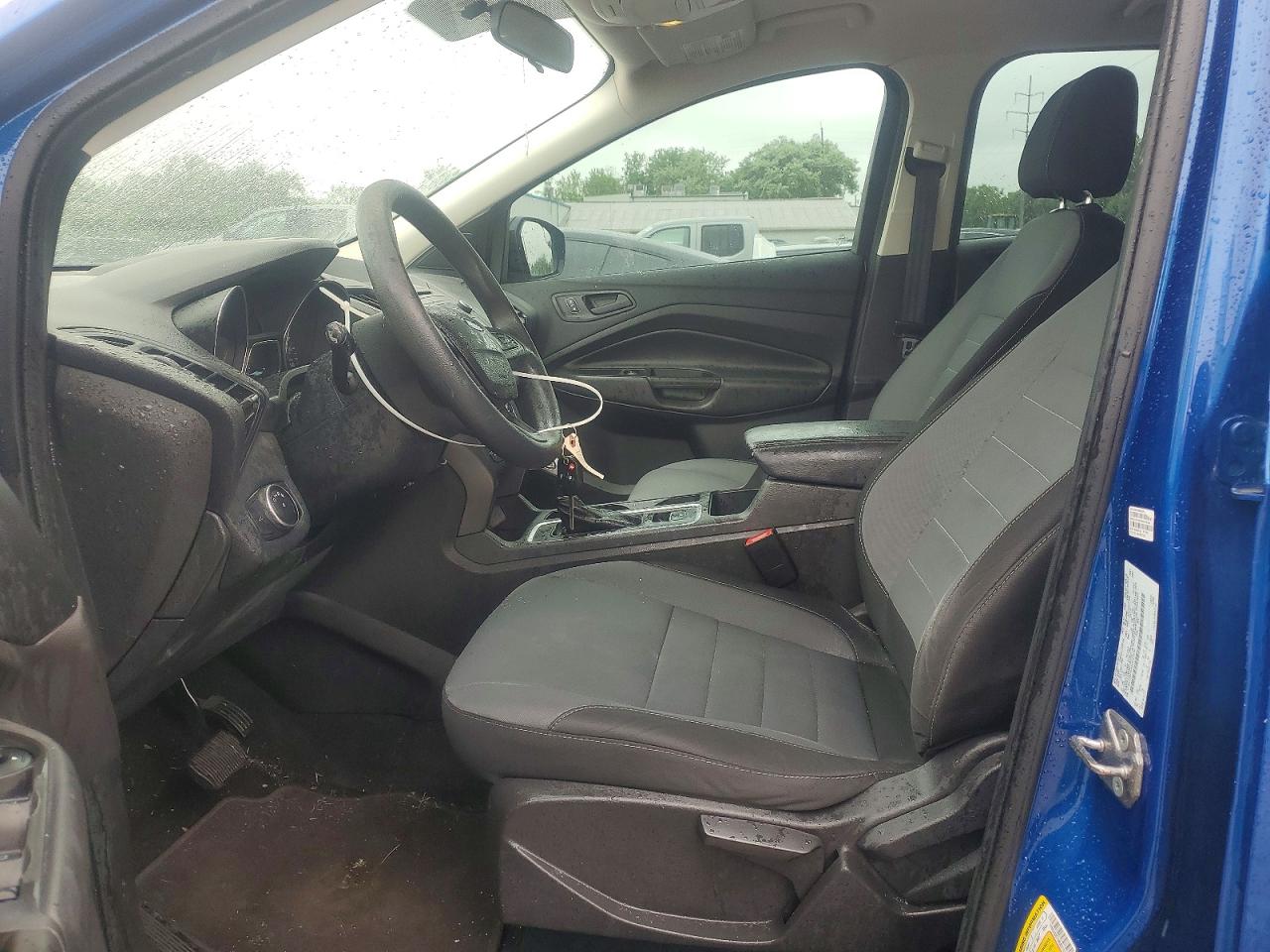 2017 Ford Escape S Blue vin: 1FMCU0F70HUE37079