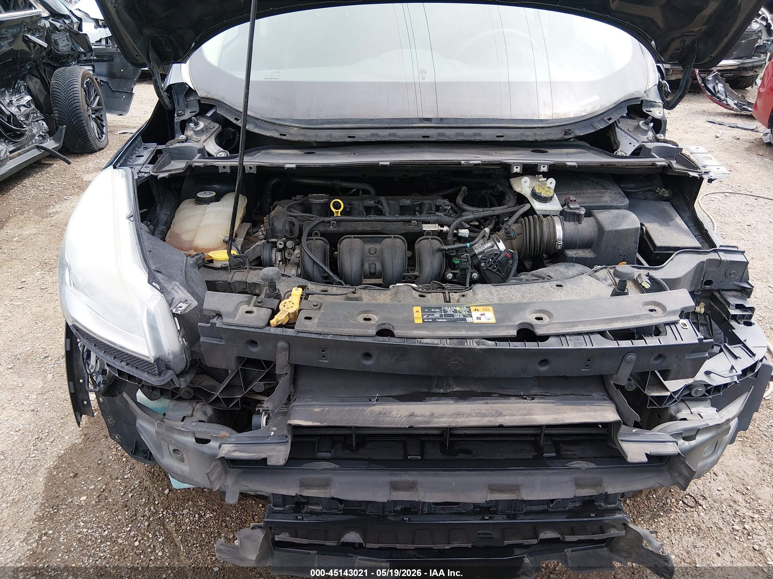 2013 Ford Escape S Black vin: 1FMCU0F71DUA77217