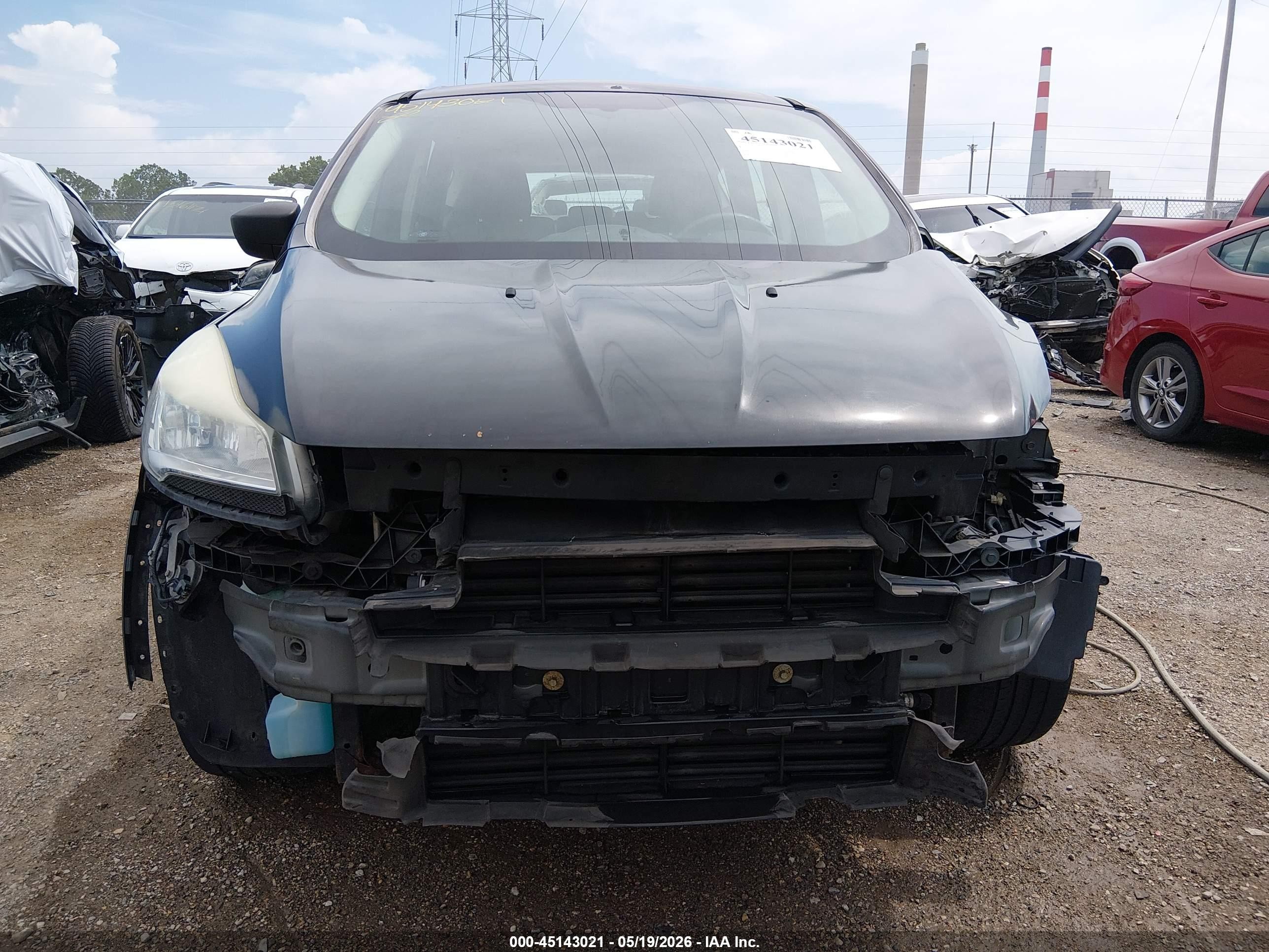 2013 Ford Escape S Black vin: 1FMCU0F71DUA77217