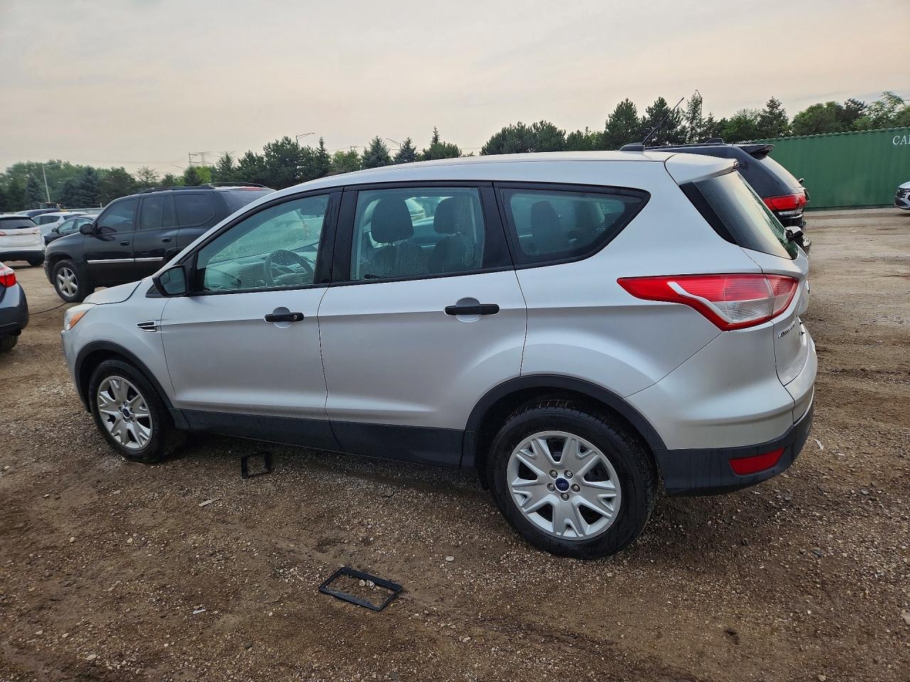 2013 Ford Escape S Silver vin: 1FMCU0F71DUB44253