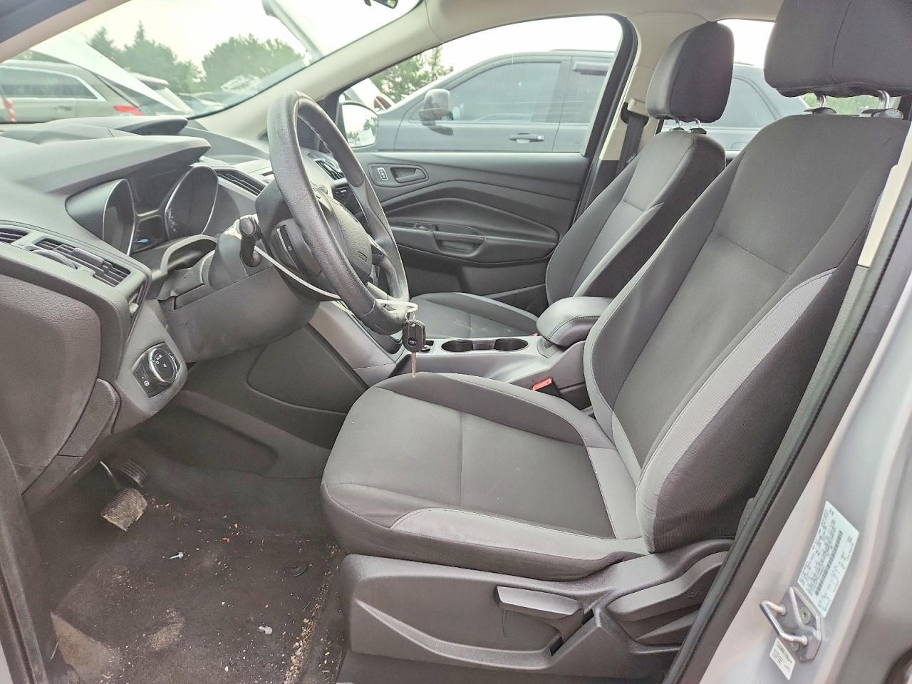 2013 Ford Escape S Silver vin: 1FMCU0F71DUB44253