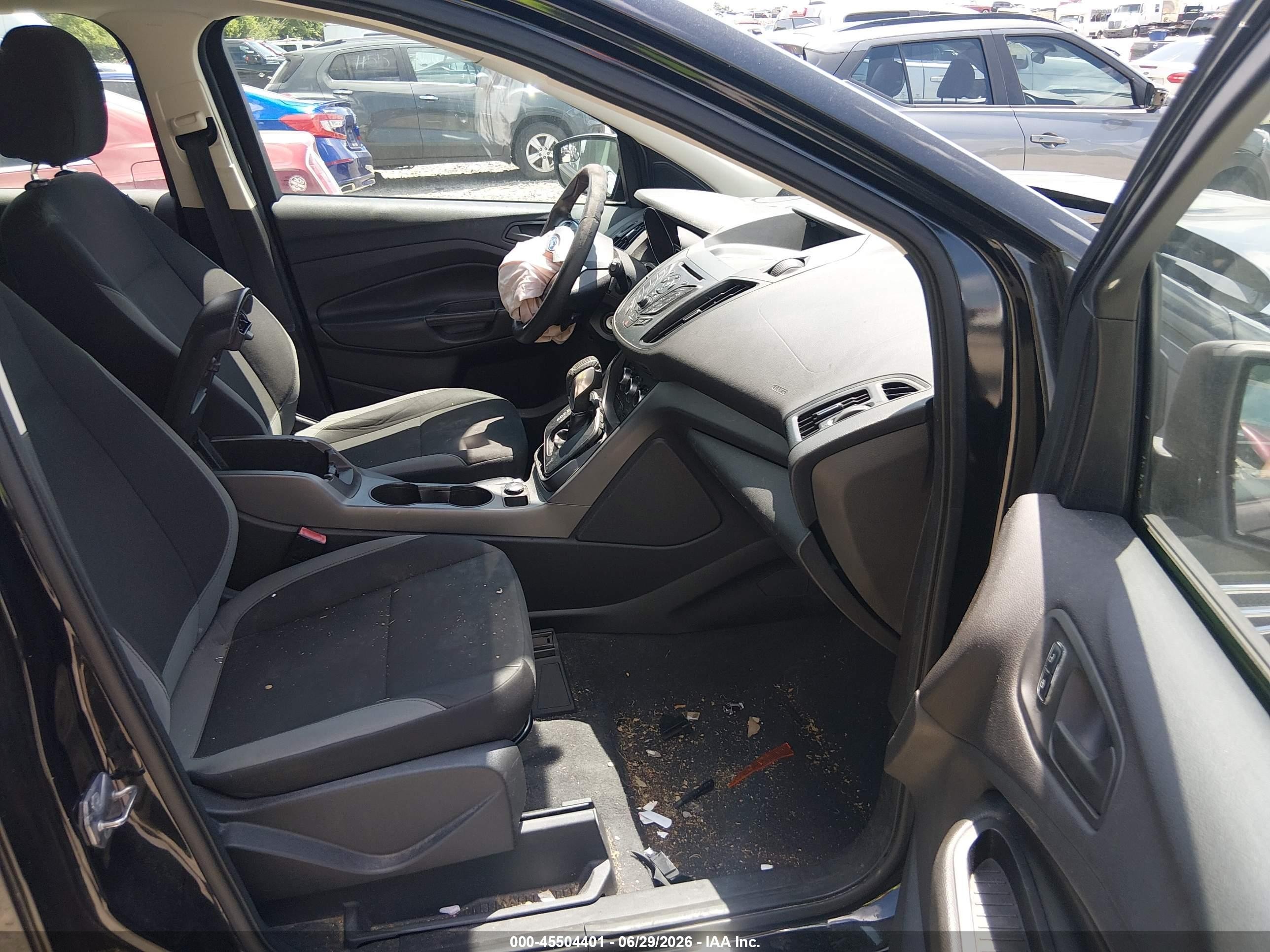 2013 Ford Escape S Black vin: 1FMCU0F71DUB60128