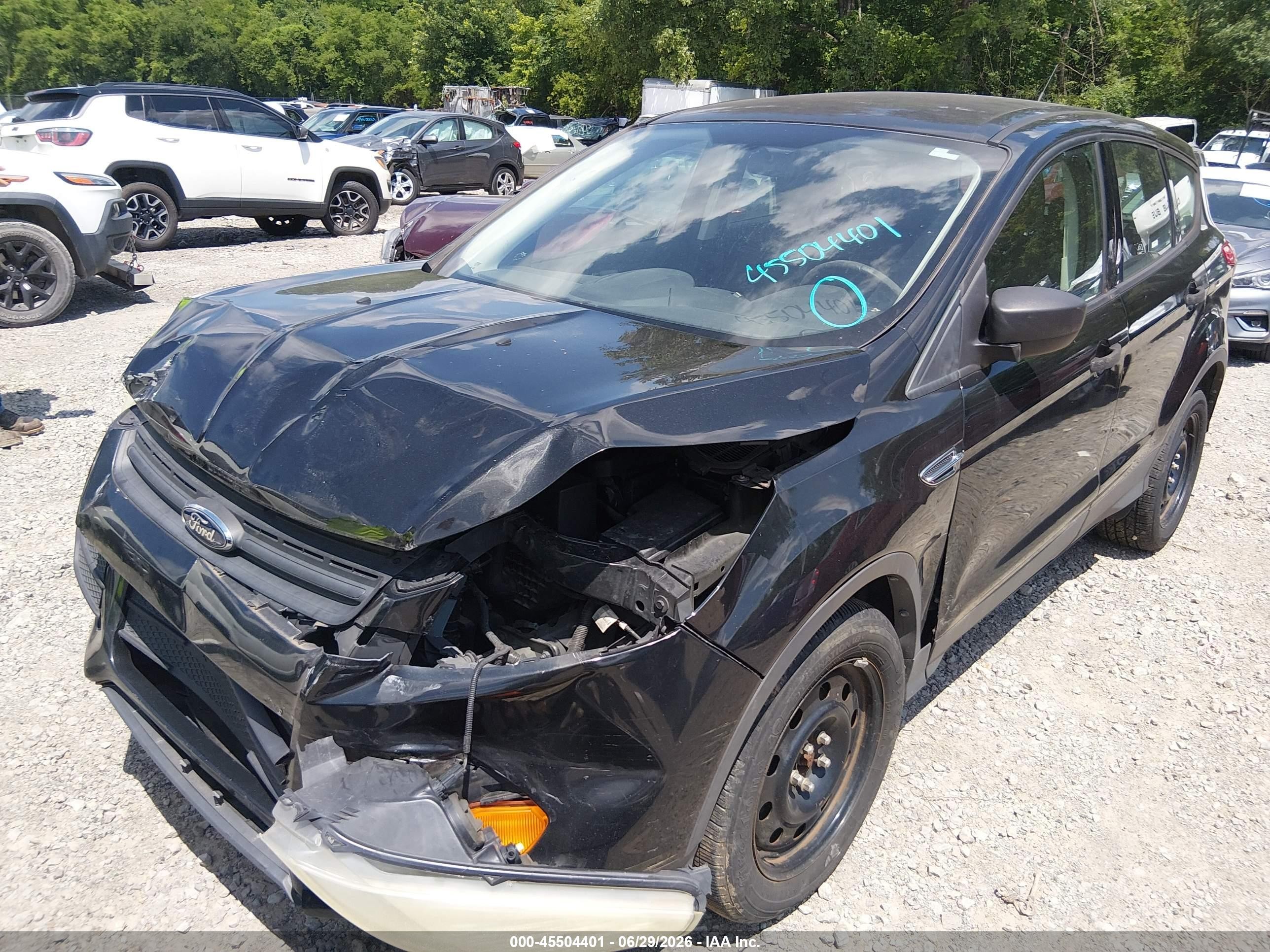 2013 Ford Escape S Black vin: 1FMCU0F71DUB60128