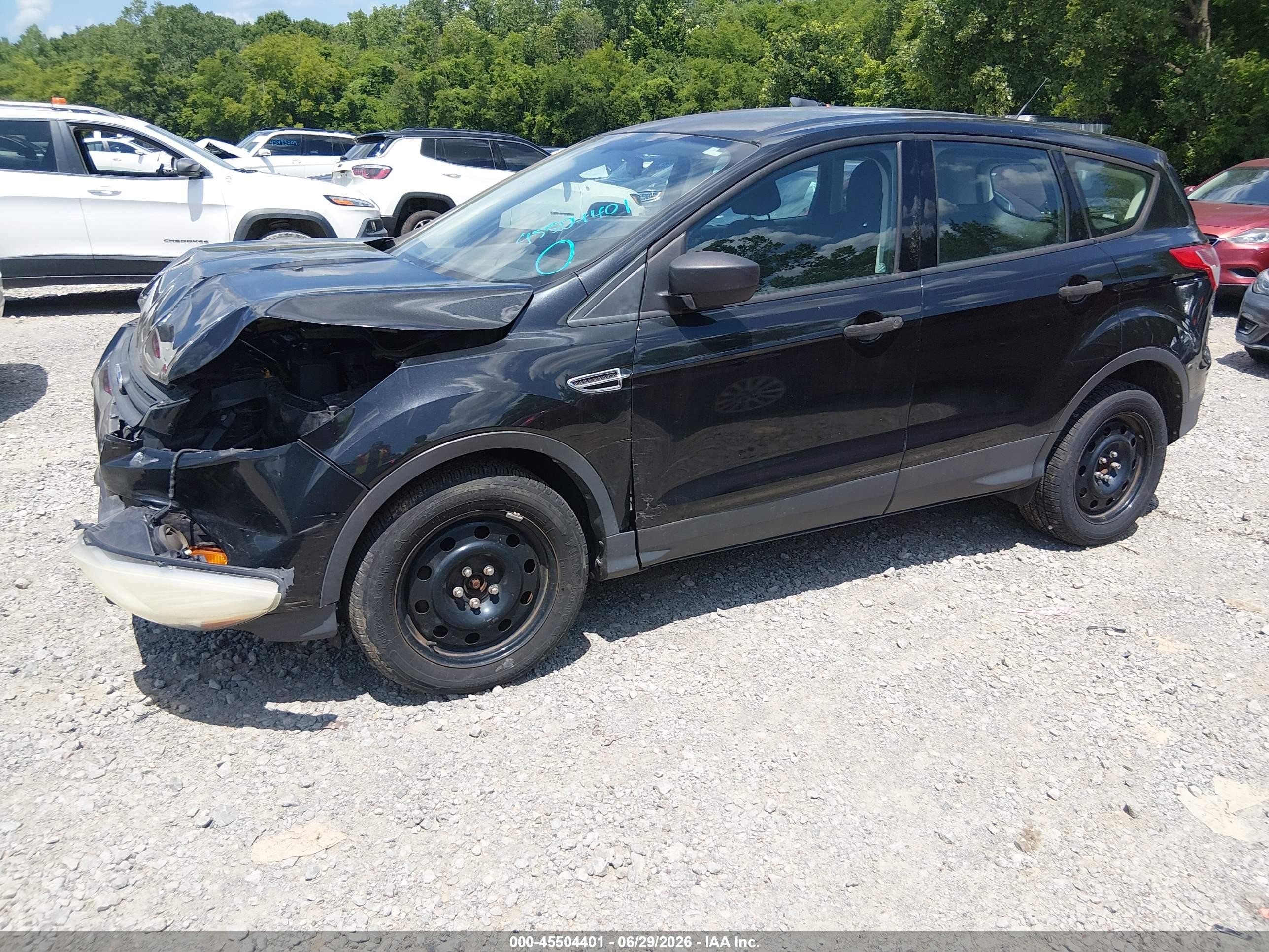 2013 Ford Escape S Black vin: 1FMCU0F71DUB60128