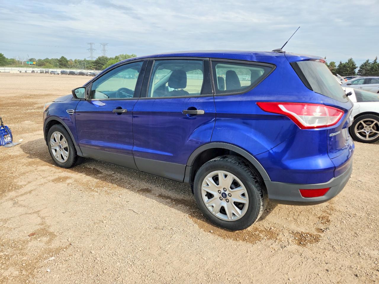 2013 Ford Escape S Blue vin: 1FMCU0F71DUB91735