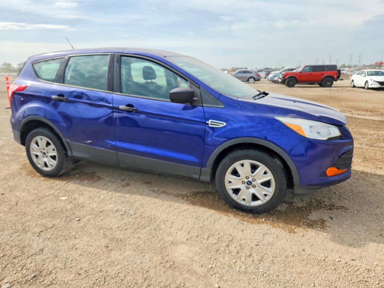 2013 Ford Escape S Blue vin: 1FMCU0F71DUB91735
