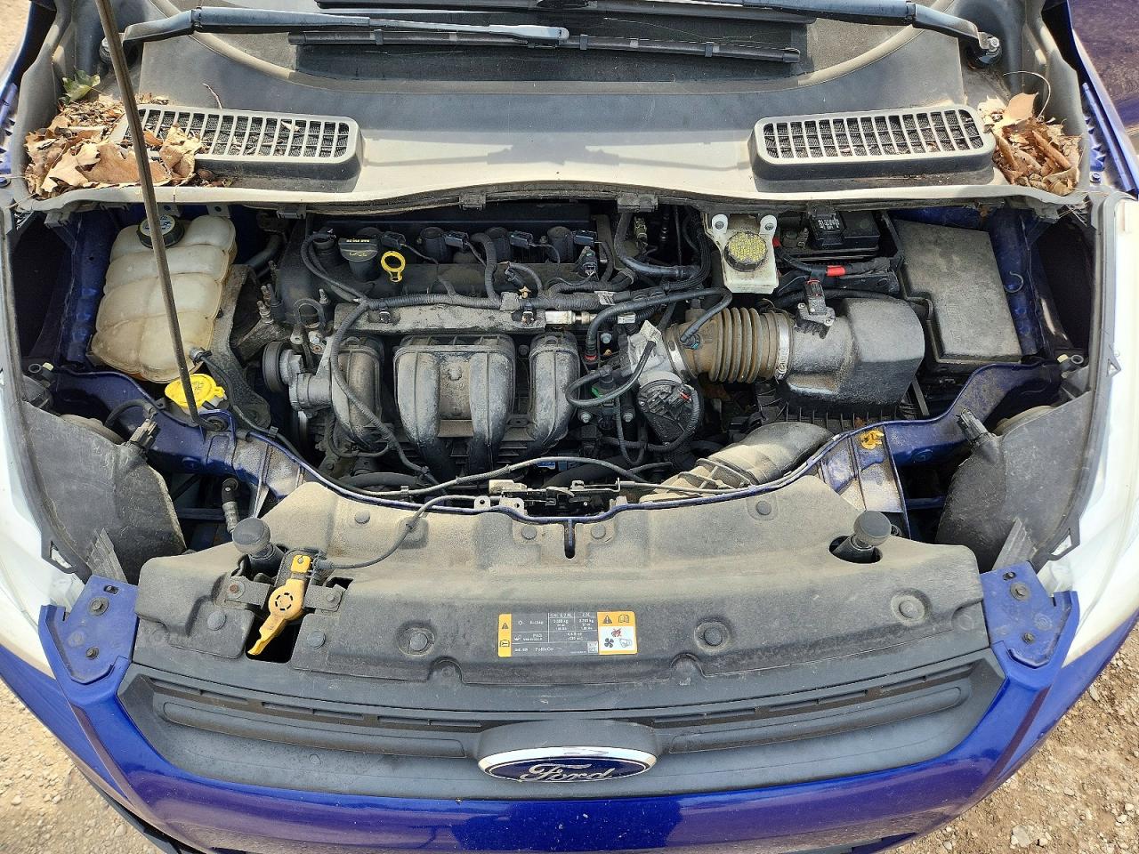 2013 Ford Escape S Blue vin: 1FMCU0F71DUB91735