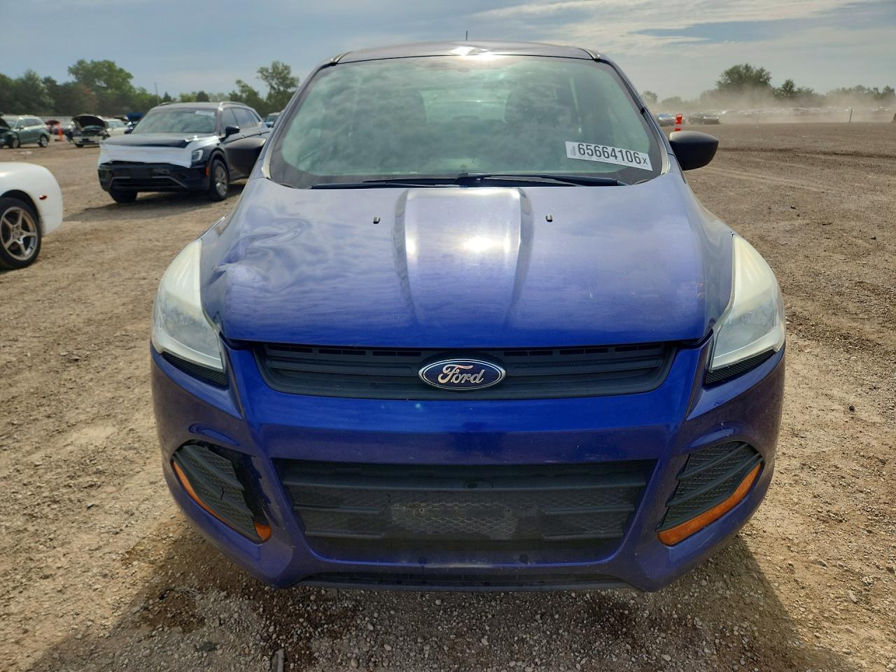 2013 Ford Escape S Blue vin: 1FMCU0F71DUB91735