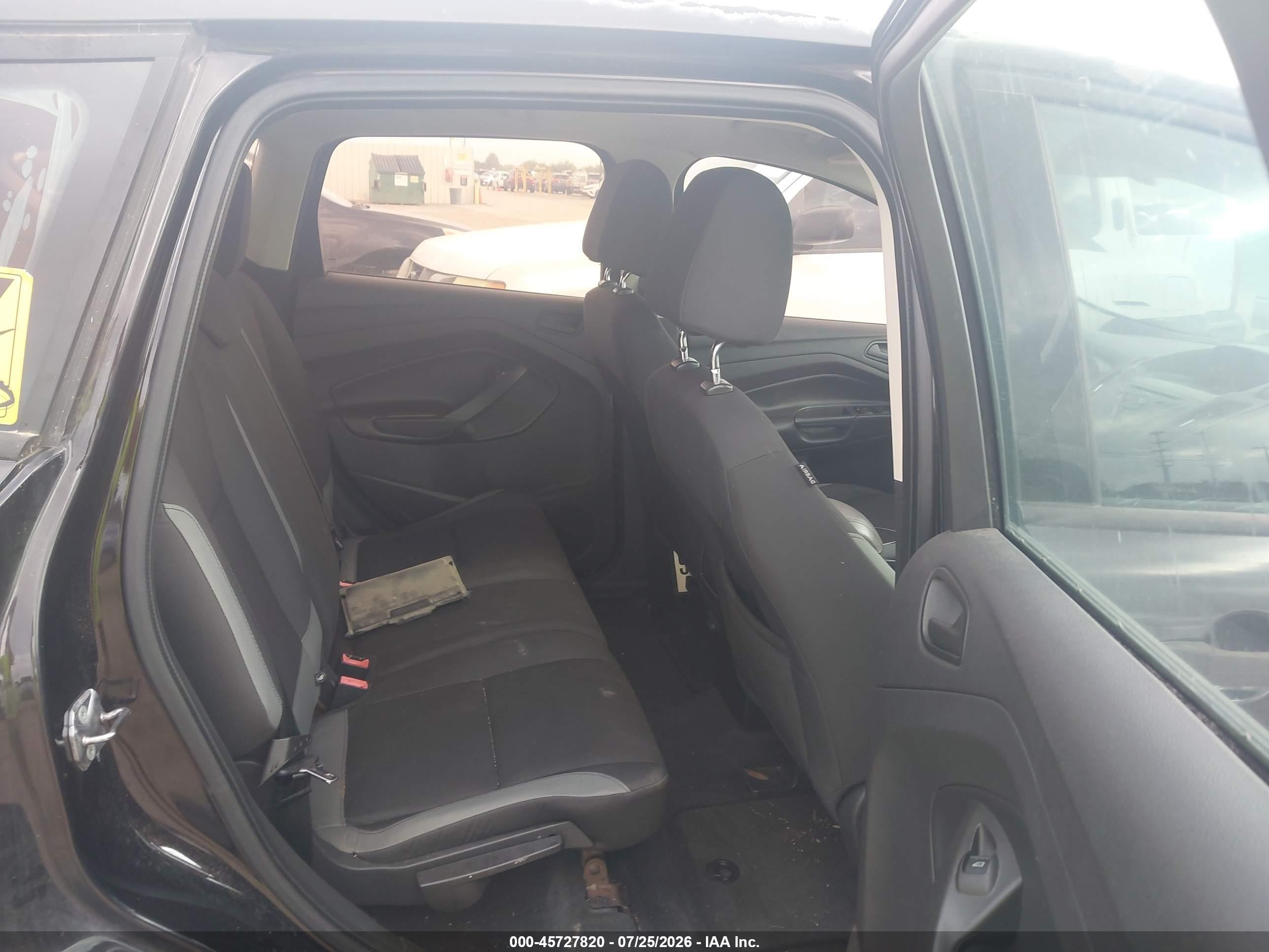 2013 Ford Escape S Black vin: 1FMCU0F71DUC70094