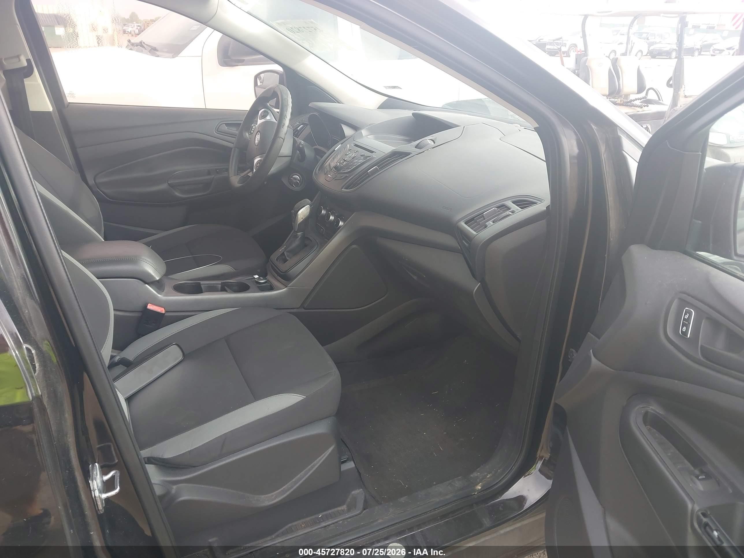 2013 Ford Escape S Black vin: 1FMCU0F71DUC70094