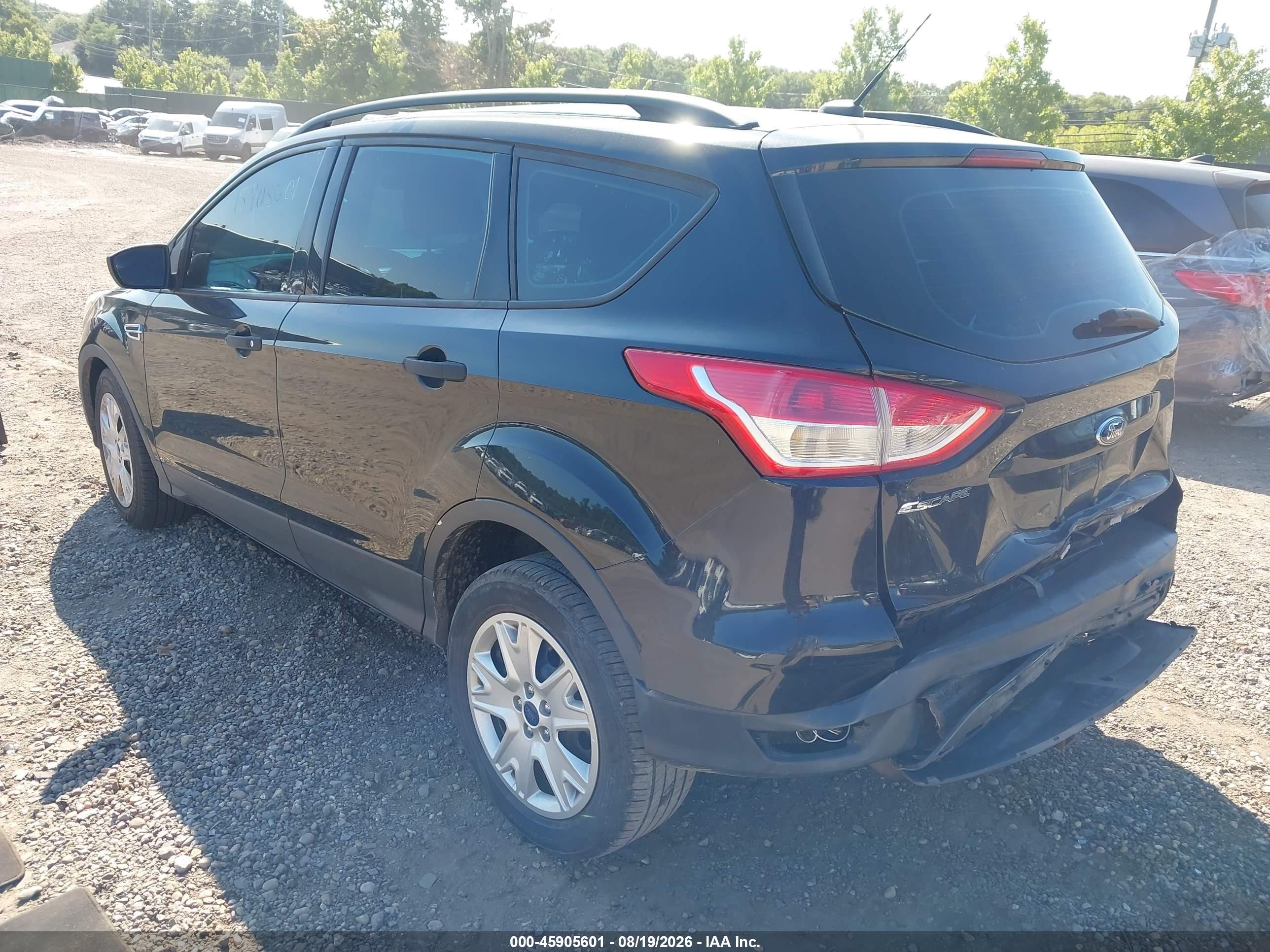 2014 Ford Escape S Черный vin: 1FMCU0F71EUA10103