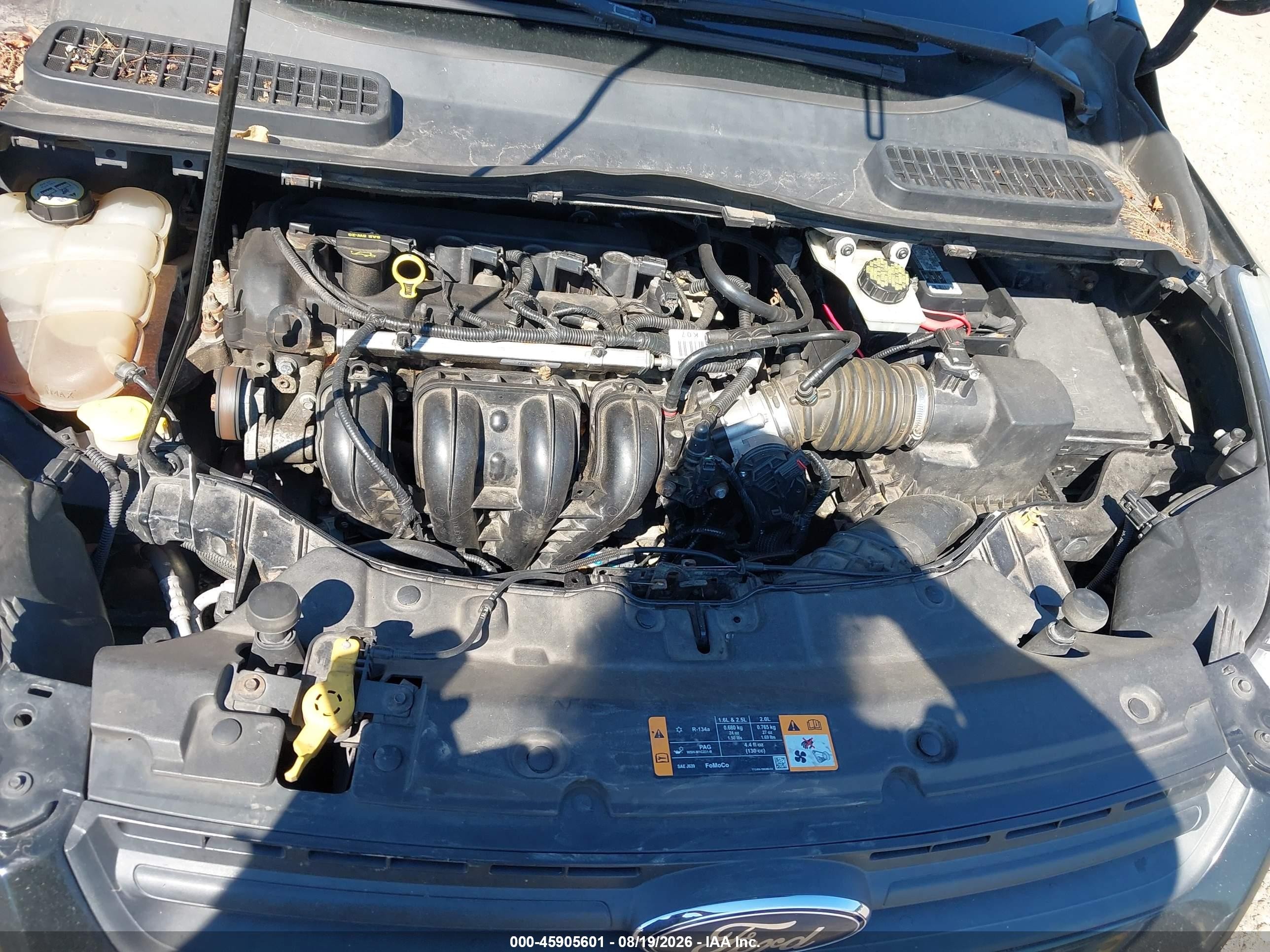 2014 Ford Escape S Черный vin: 1FMCU0F71EUA10103