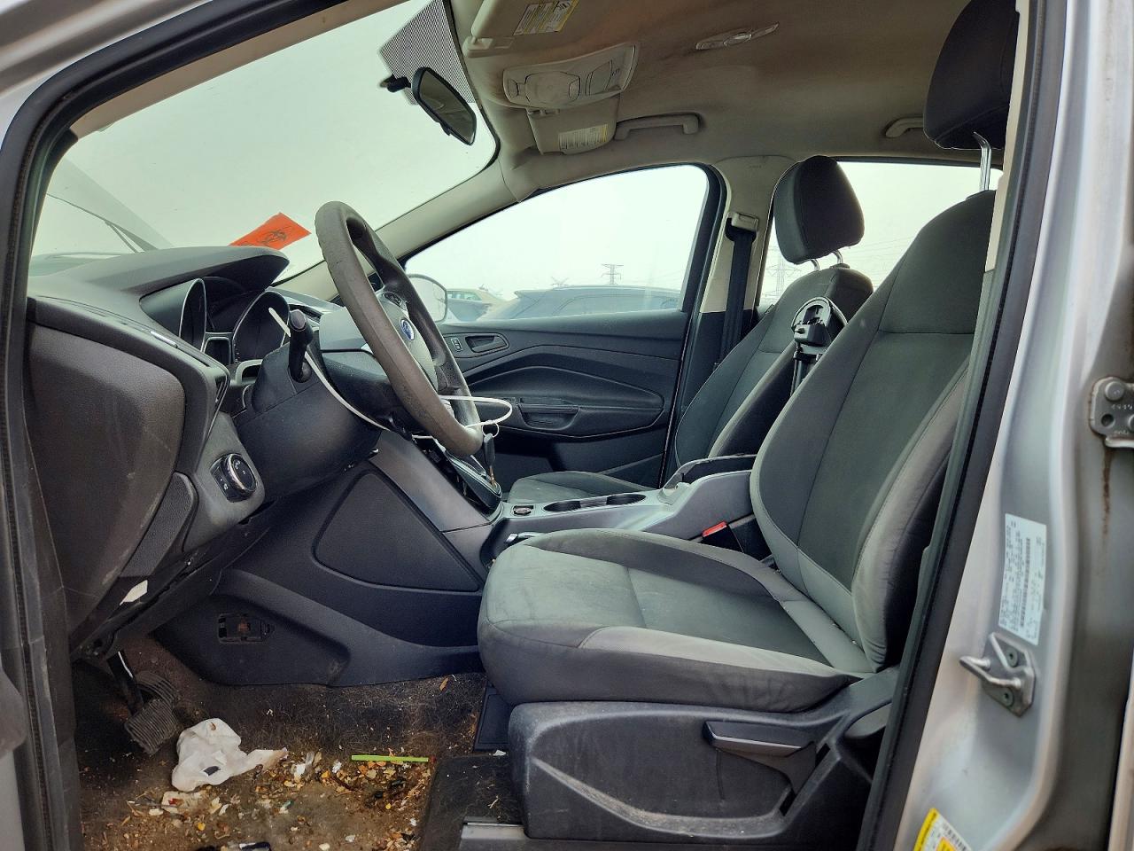 2014 Ford Escape S Silver vin: 1FMCU0F71EUA43568