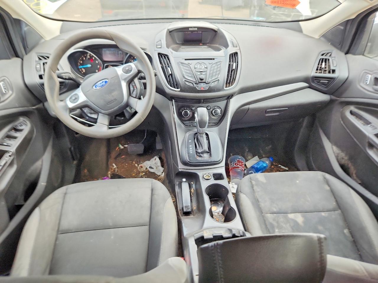 2014 Ford Escape S Silver vin: 1FMCU0F71EUA43568