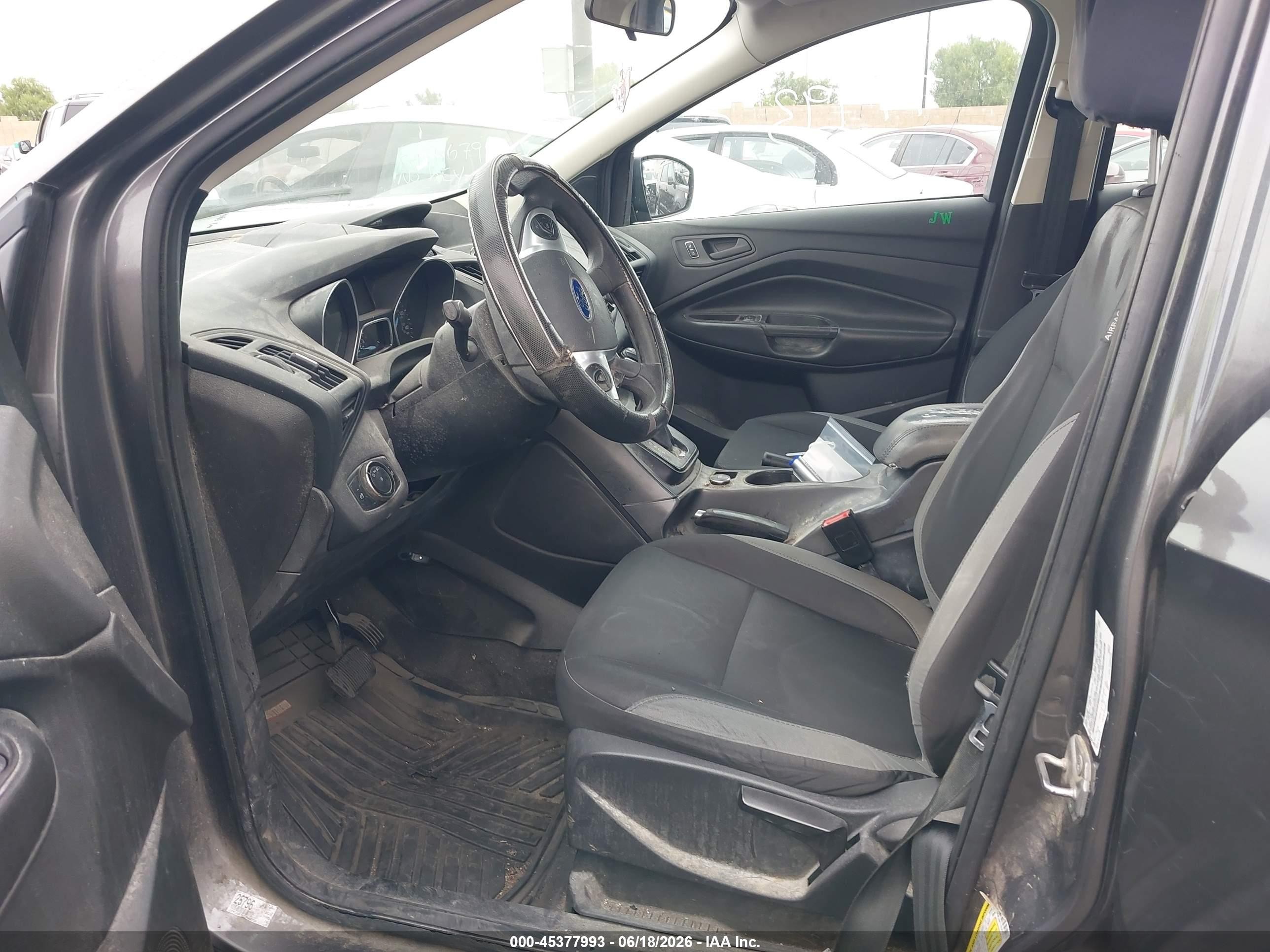 2014 Ford Escape S Gray vin: 1FMCU0F71EUA43733