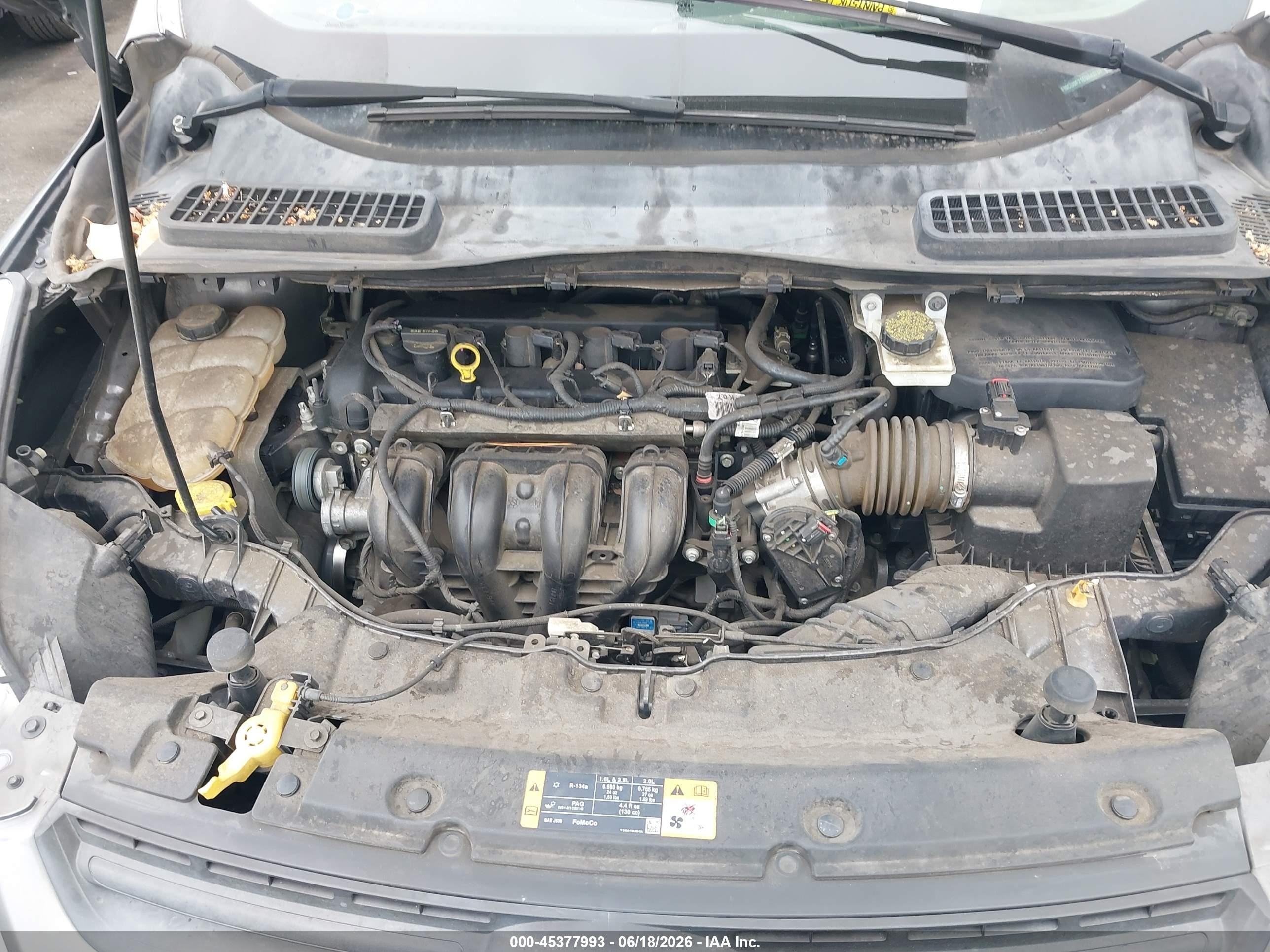 2014 Ford Escape S Gray vin: 1FMCU0F71EUA43733