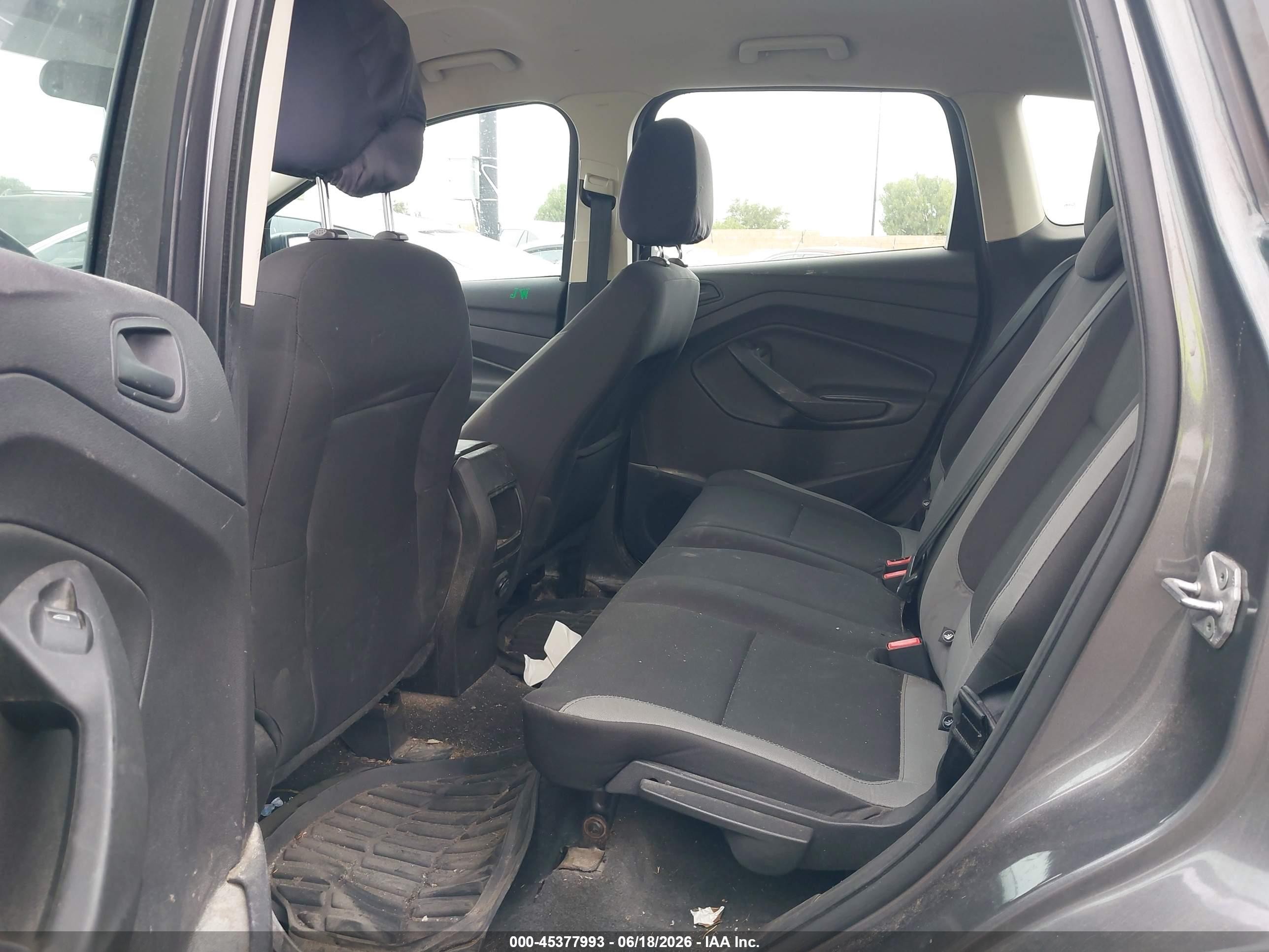 2014 Ford Escape S Gray vin: 1FMCU0F71EUA43733