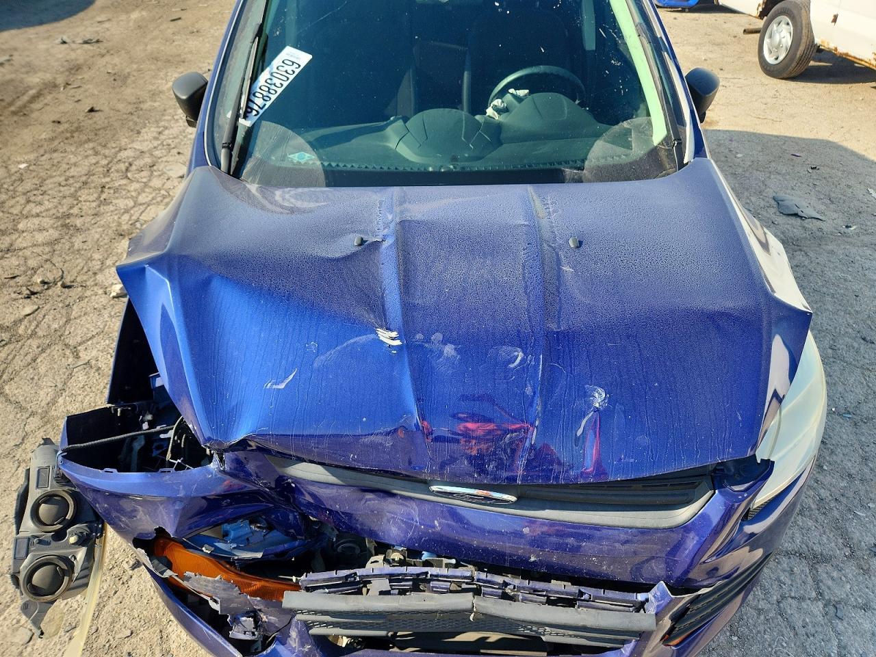 2014 Ford Escape S Blue vin: 1FMCU0F71EUB06913