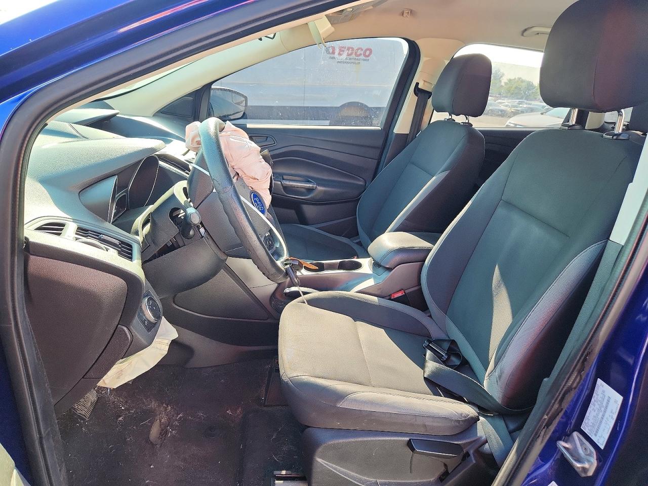 2014 Ford Escape S Blue vin: 1FMCU0F71EUB06913
