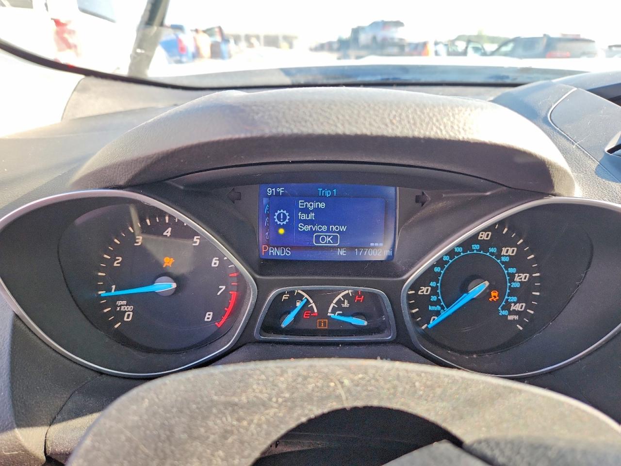 2014 Ford Escape S Blue vin: 1FMCU0F71EUB06913