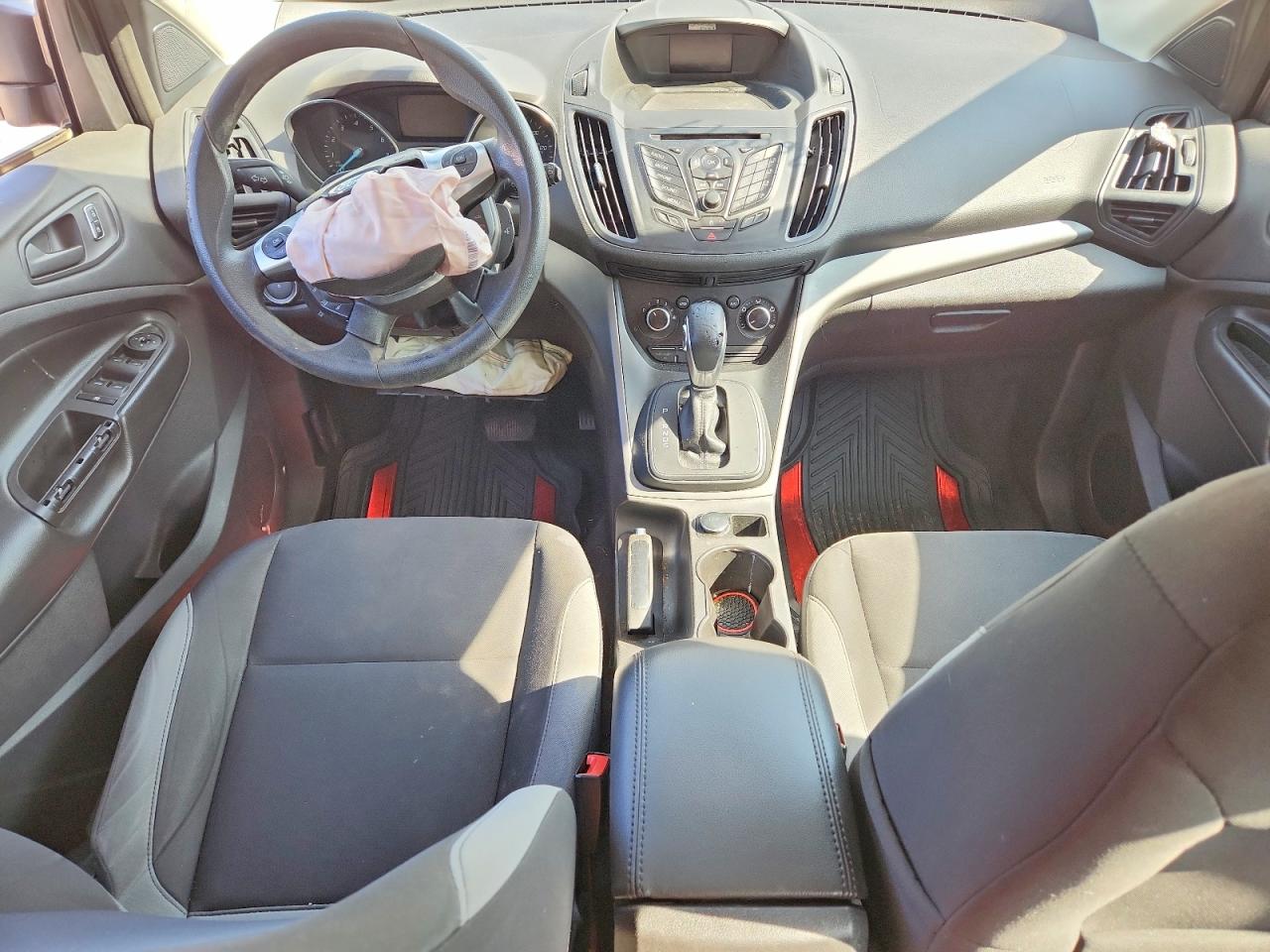 2014 Ford Escape S White vin: 1FMCU0F71EUB22075