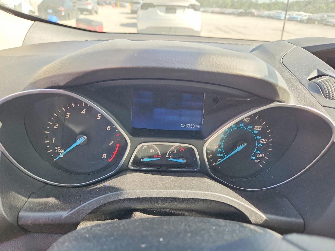 2014 Ford Escape S White vin: 1FMCU0F71EUB22075