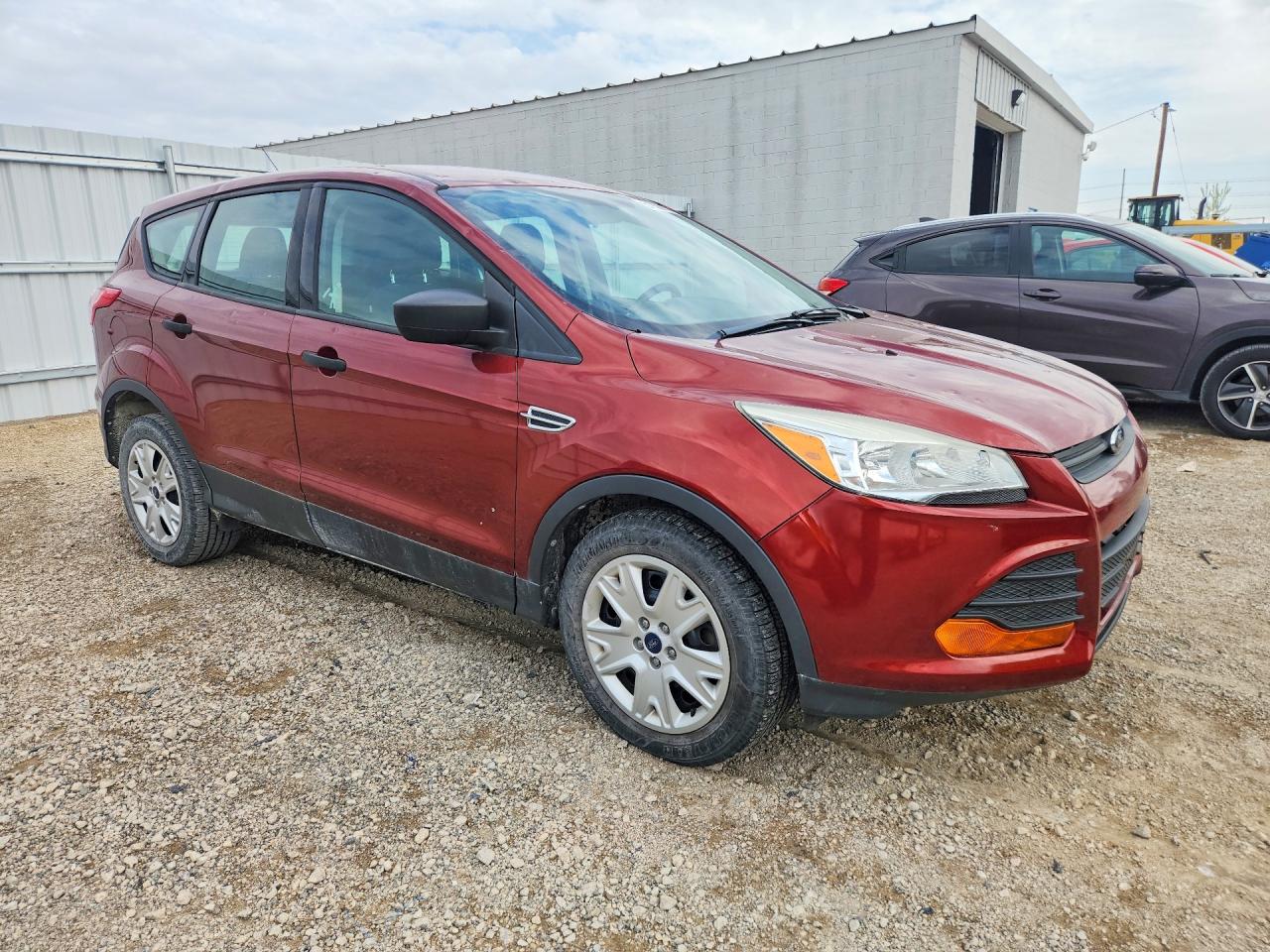 2014 Ford Escape S Orange vin: 1FMCU0F71EUB41418