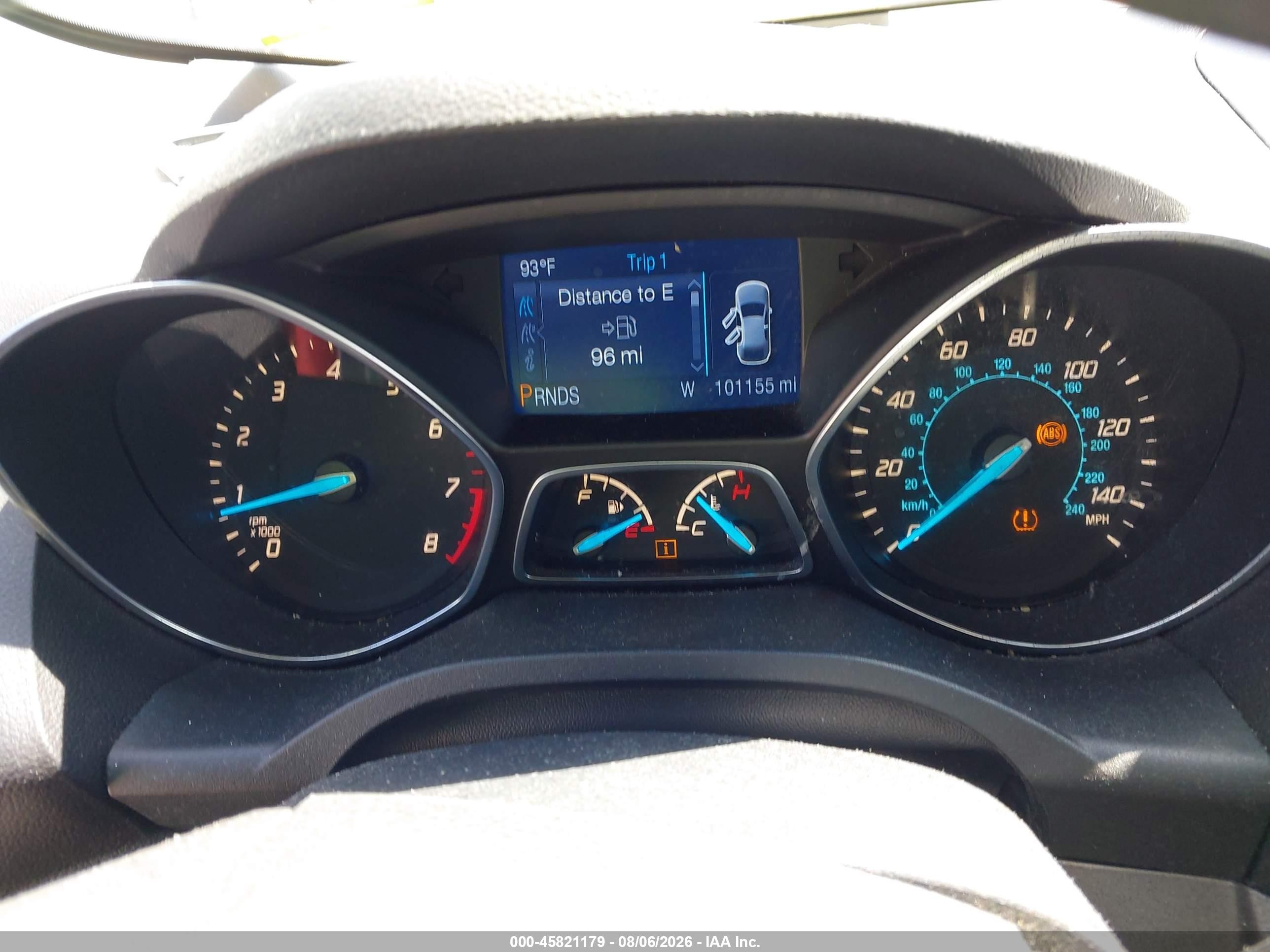 2014 Ford Escape S Серый vin: 1FMCU0F71EUB55903
