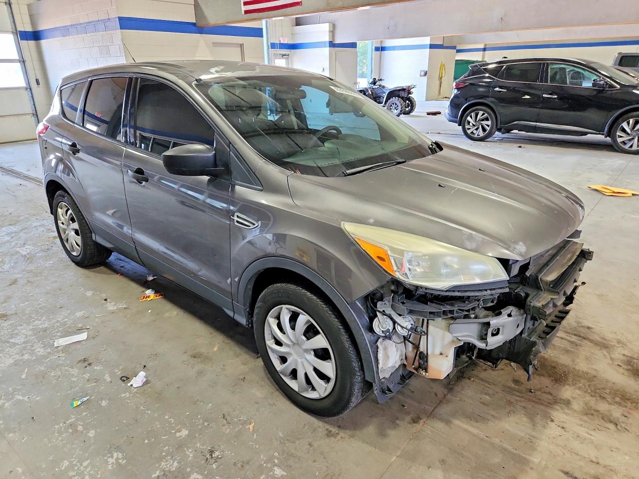 2014 Ford Escape S Gray vin: 1FMCU0F71EUB76914