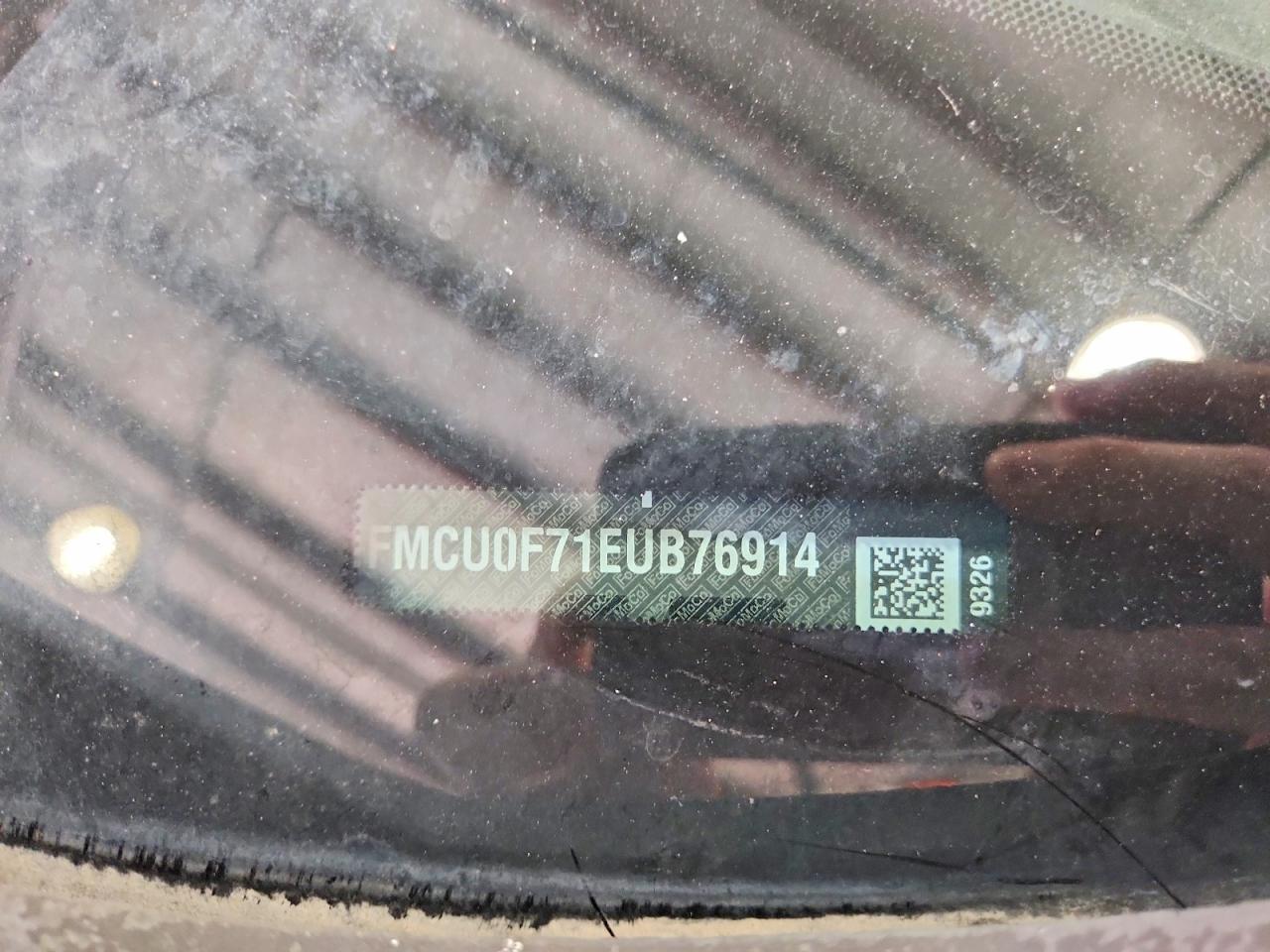 2014 Ford Escape S Gray vin: 1FMCU0F71EUB76914