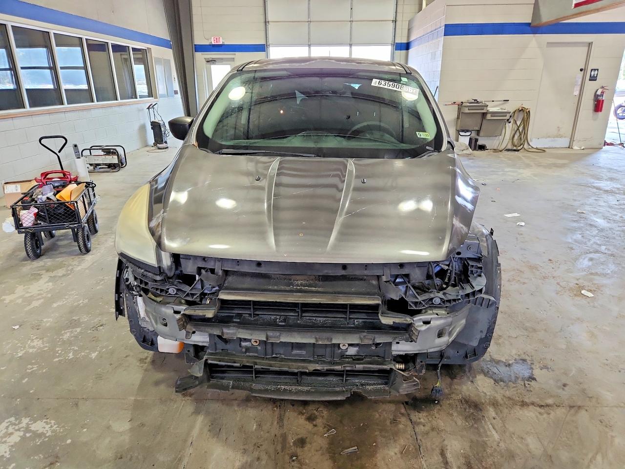 2014 Ford Escape S Gray vin: 1FMCU0F71EUB76914
