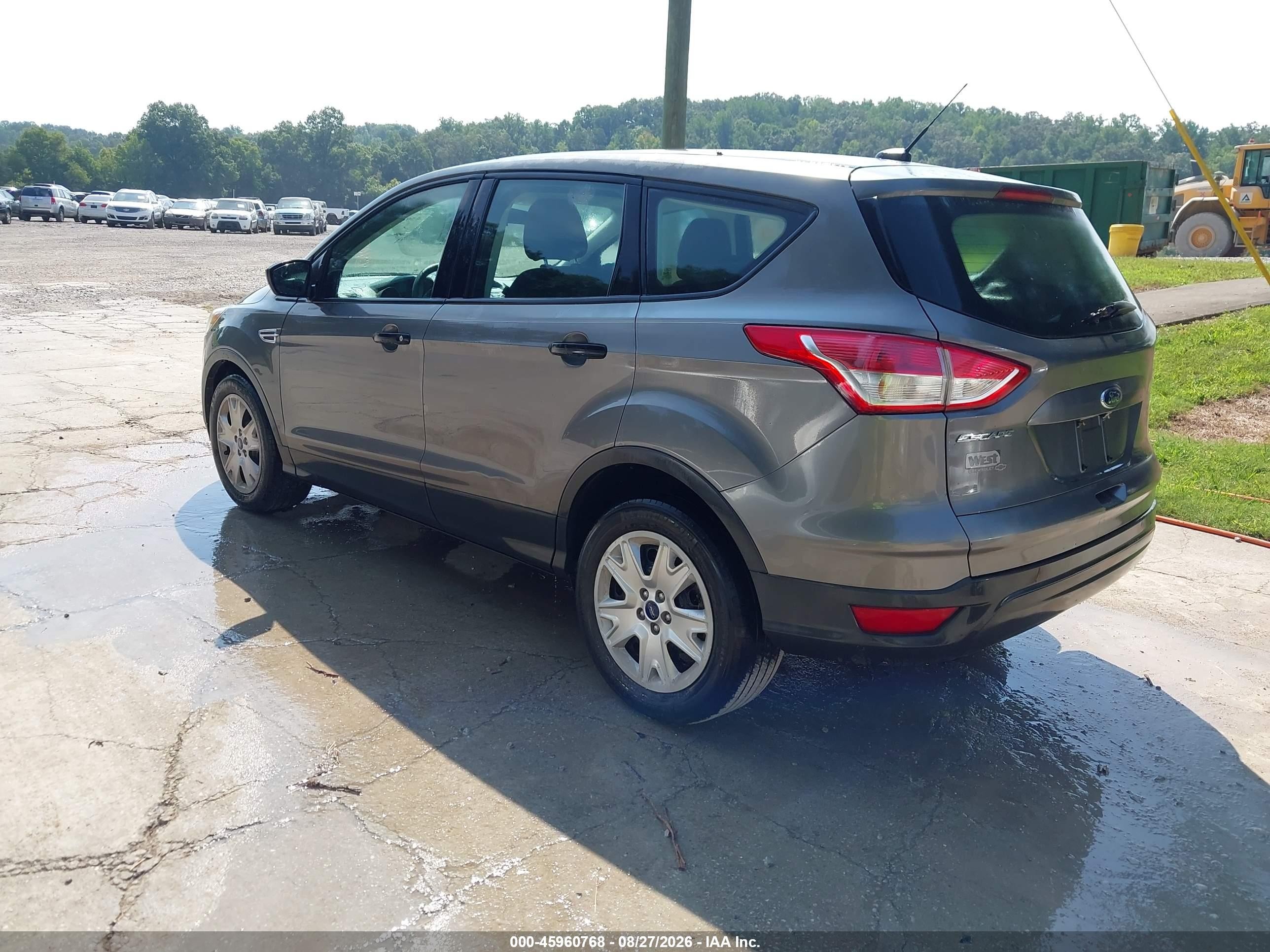 2014 Ford Escape S Gray vin: 1FMCU0F71EUC16148